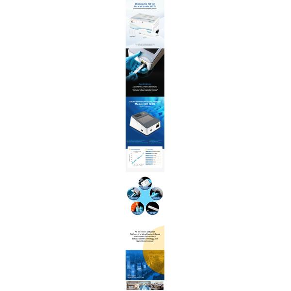 FIA One Step PCT Rapid Test Kit easy storage Procalcitonin Rapid Quantitative Test