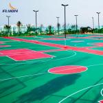 Class 1 Fire Resistance Polyurethane Sport Court Pu Sports Floor For Multi Sport