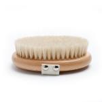 Natural Bristle Wooden Dry Body Bath Shower Brush For Exfoliating Scrubber