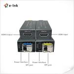 1.4a HDCP1.2 4k Fiber Optic HDMI Extender Over Multimode Fiber 80km