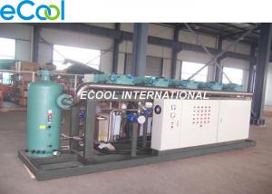 Bizter Screw parallel Compressor Unit with PLC Controller for Fruit Processing Cold Storage Refrigeration System