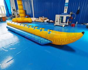 China Blow Up Water Equipment Rowing Banana Inflatable Boat Toys wholesale