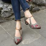 S474 Women'S Shoes Summer 2020 Fashion New Products Small Fragrance Leather Wild