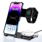 Metal Wireless 3 In 1 Charging Stand PD/QC Stylish High Charging Effeciency