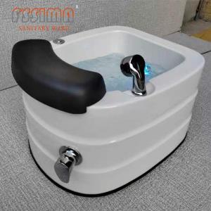 China Pipeless Acrylic Pedicure Foot Soak Tub Foot Spa Tub For Beauty And Salon wholesale