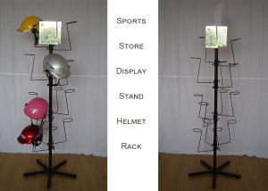 China Motor Helmet Metal Clothing Display Rack wholesale