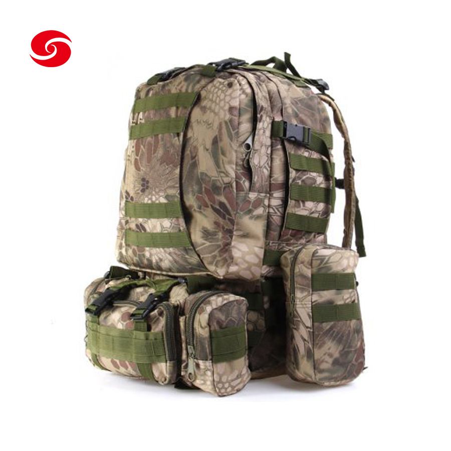 Army Standard Large Size Outdoor Military Multifunctional Camouflage Army Police Tactical Backpack