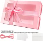 Pink Gift Box For Present Contains Ribbon, Card, Bridesmaid Proposal Box, Extra
