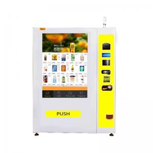 China Customized Automatic Retail Food Vending Machine Combo Self Snack Vending Machine For Foods And Drinks on sale