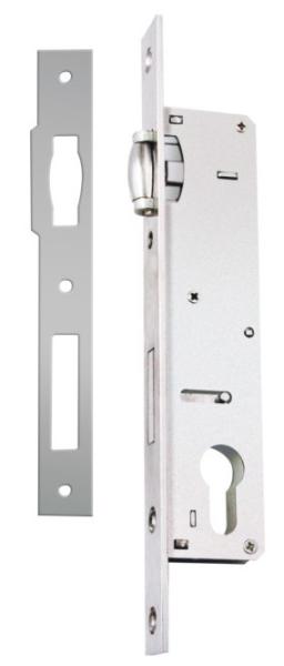 Durable Mortise Door Lock with Iron Deadbolt Steel / Zamak Cylinder Single