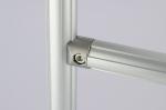 Grab Connection Aluminum Pipe Fittings , Aluminium Tube Connectors SGS