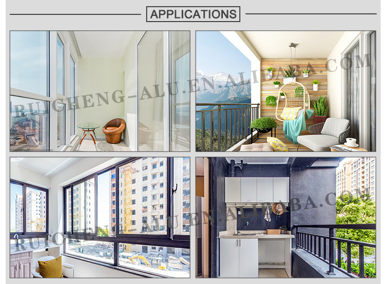 Flexible Balcony Aluminum Tile Trim Anodizing Oxidation With Drip