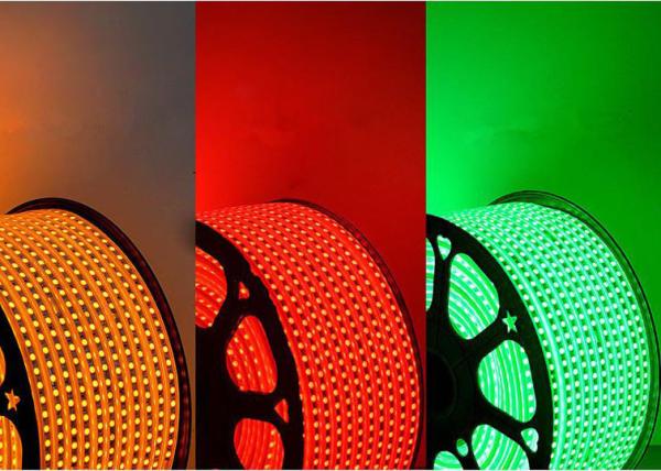 5050 SMD 220v RGB Led Strip , Color Changing Led Light Strips 120 Degree