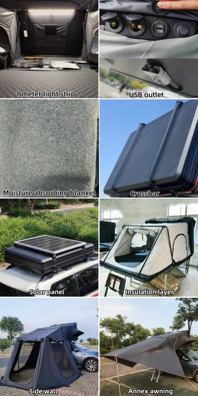 4X4 Offroad Lightweight Rooftop Tent Roof Top Campers Easy Install