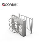 Waist High Turnstile IC Card Reader Half Height Turnstile Barrier Gate For