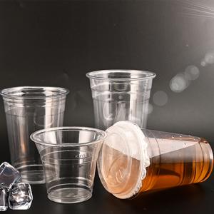 China Disposable Tea Durable 12oz Personalised Pet Cups 20 Oz Hard Plastic Cups wholesale