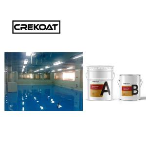 China Waterborne 2 Pack Water Based Floor Coating Recoatable High Build 3mm wholesale
