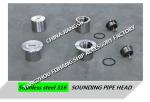 Marine deck stainless steel 316 sounding head-deck 316 stainless steel sounding