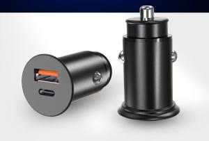 China USB C Car Fast Charger 67.5W Cigarette Lighter USB Adapter Charger PD45 QC3.0 wholesale