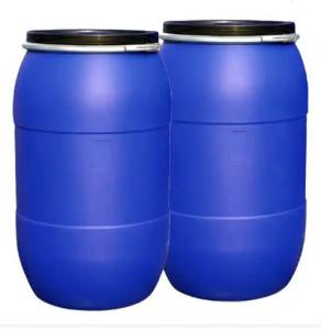 China OEM / ODM Blue Plastic Chemical Container With Iron Hoop Ring wholesale