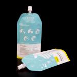 Plastic Liquid Spout Pouch Filling Leak Proof Stand Up Spout Bag For Food