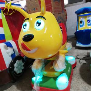 China Hansel  fiberglass kiddy ride machine funny racing car small amusement park kiddie ride on sale