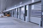 Custom Industrial Roll Up Door , Roller Shutter Door Wide Range Opening