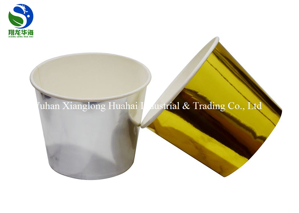 Large capacity take away custom printed white disposable food fried chicken wings paper bucket with lid