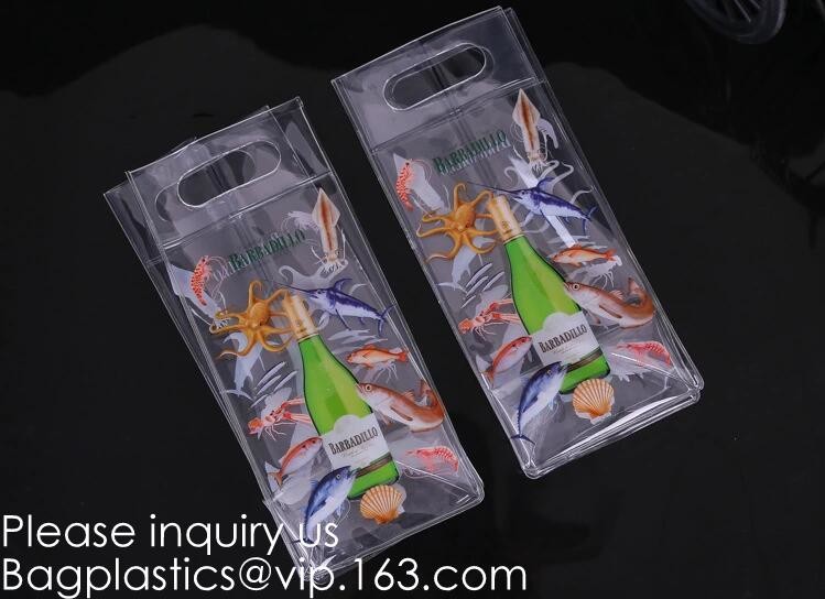 Waterproof All Over Printing PVC Coating Tote Shoulder Fabric Shopping Bag With Gusset And Lining,Jelly Clear Plastic PV