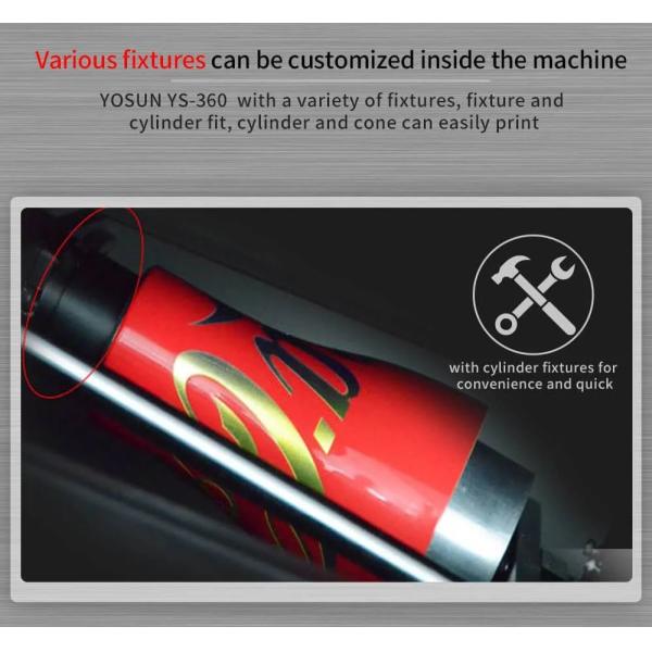 High Speed Digital Inkjet Uv Cylinder Printing Machine 220V 1440dpi