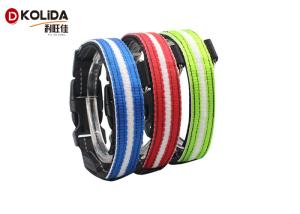 China 100% Eco - Friendly Safety Night Light Adjustable Dog Collar Puppy Cat Flashing Necklace wholesale