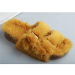 Janbal Faux Fur Womens Soft Bottom Slippers Imitation Rabbit Hair