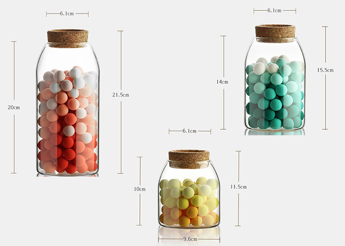 16 Oz Wide Mouth Food Jar Heat Resistant Borosilicate Customized Logo