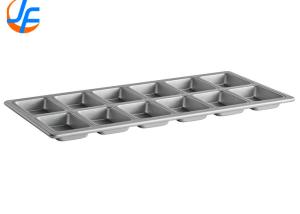 China RK Bakeware China Foodservice NSF 12 Compartment Aluminum Loaf Bread Pans Bread Tin wholesale
