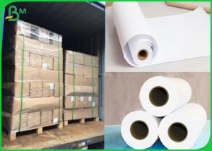China FSC Certified 24 36“wide x 150feet 2inch Core White Bond Roll Paper For Architectural Design wholesale