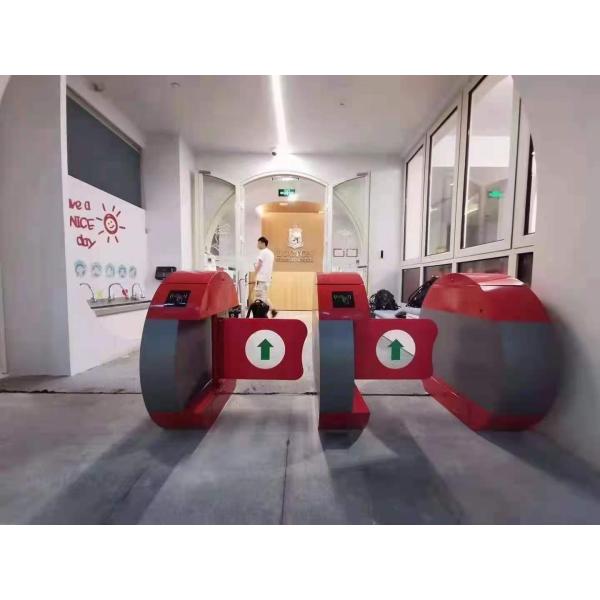 Biometric Swing Barrier Gate 0.6s Speed 40 Persons/Min
