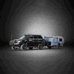 600W Solar Off Grid Camper Trailer Customized Off Grid Travel Trailer