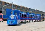 Kids Electric Trackless Train , Color Custom Electric Trains For Children