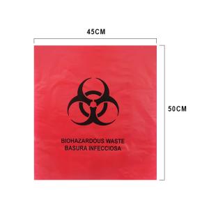 China Large Plastic Autoclave Biohazard Garbage Bag Gravure Printing wholesale