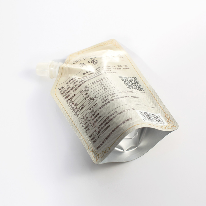 Oblique Mouth Plastic Bag Flip Top Cap Aluminum Foil Spout Top