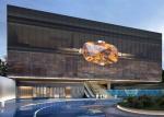 Business Center Giant Transparent Led Window Display 3.91mm Pixels 1920HZ
