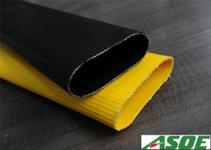 China Weave Constructure Flat Plastic Pipe , Customized PVC Lay Flat Discharge Hose wholesale