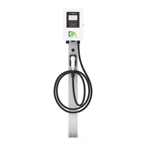 China Home 7KW 11KW 22KW 32A White Column Type Single Gun Electric Vehicle AC Charging Pile wholesale