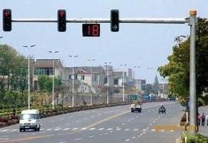 China Hot Roll 10m Single Arm Traffic Signal Steel Tubular Pole wholesale