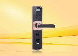 China Touch Screen Biometric Fingerprint Waterproof Keypad Biometric Door Lock wholesale