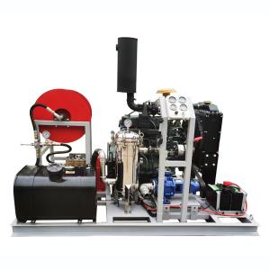 China 60M High Pressure Hose Water Jet Pipe Cleaner 100L Min Mass Flow wholesale