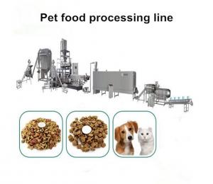 China In Stock High Tech Pet Food Processing Extruder Machine For Making Dog Food on sale