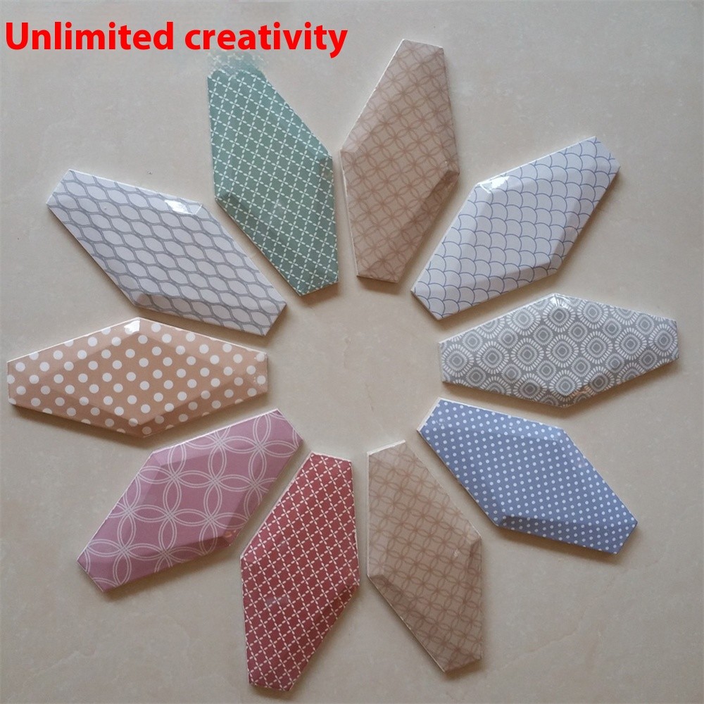 Colorful Bevelled Bread Wall Tiles 10x20cm AAA Grade Subway Tiles For Dining Room