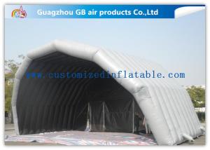 China Grey Color Tunnel Tent Inflatable Stage Tent With 18 Ounce Heavy Duty Vinyl wholesale