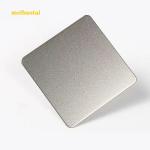 Rose Gold PVD Color Coating Standblast Stainless Steel Sheet Decoration Plate
